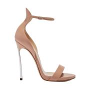 Rose Nappa Blade Sandalen Casadei , Pink , Dames