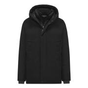 Winter Jackets BomBoogie , Black , Heren