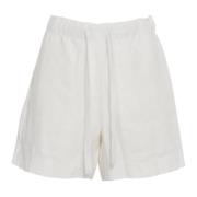 Off White Tie Front Shorts Vince , White , Dames
