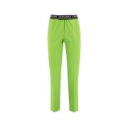 Stijlvolle Straight Leg Chinos Ermanno Scervino , Green , Dames