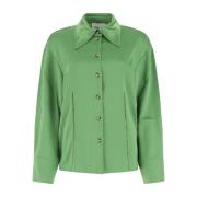 Groen satijnen shirt Nanushka , Green , Dames