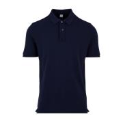 Casual Stijl Polo Shirt Aspesi , Blue , Heren