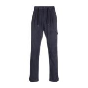Straight Trousers Herno , Blue , Heren