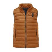 Gewatteerd Nylon Vest voor Heren BomBoogie , Brown , Heren