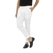 Cropped Trousers PT Torino , White , Heren