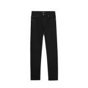 Baggy Denim Broek - Zwart Represent , Black , Heren