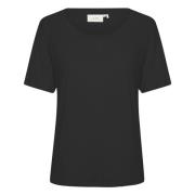 t-shirt Karen by Simonsen , Black , Dames