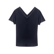 Stijlvolle en Comfortabele T-shirts voor Vrouwen RRD , Blue , Dames