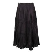 Gelaagde Midi Rok Sea NY , Black , Dames