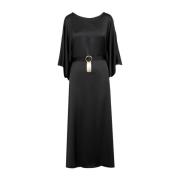 Maxi Jurk Simona Corsellini , Black , Dames