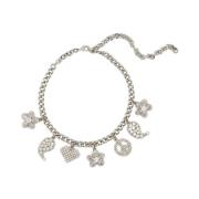 Kristal Bedel Ketting Alessandra Rich , Gray , Dames