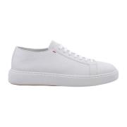 Luxe Sport Sneakers Santoni , White , Heren