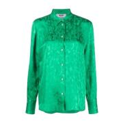 Shirts Msgm , Green , Dames