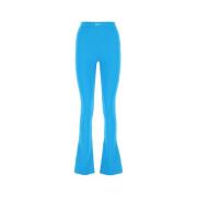 Fluo lichtblauwe stretchylon joggers Off White , Blue , Dames