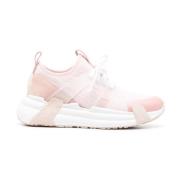 Roze Lunarove Panel Sneakers Moncler , Pink , Dames