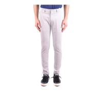 Smal gesneden lavendel sportbroek Dondup , Gray , Heren