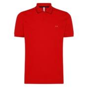 Rode T-shirts en Polos Sun68 , Red , Heren