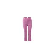 Hoge taille cropped jeans Ami Paris , Purple , Dames