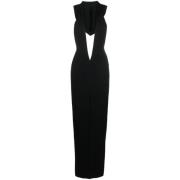 Maxi Jurk Monot , Black , Dames