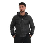 Jassen The Jack Leathers , Black , Heren