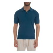 Jersey polo shirt Gran Sasso , Blue , Heren