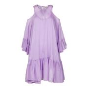 Short Dresses Semicouture , Purple , Dames
