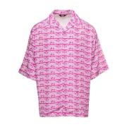 Short Sleeve Shirts Gcds , Pink , Heren