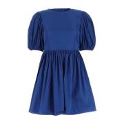 Blauwe Polyester Mini Jurk RED Valentino , Blue , Dames