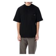 Zwart katoen Oversize T-shirt Oamc , Black , Heren
