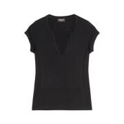 T-Shirts, Klassieke Collectie Dondup , Black , Dames