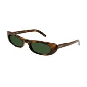 Stijlvolle zonnebril Saint Laurent , Brown , Unisex