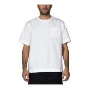 T-Shirts Sacai , White , Heren