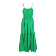 Venezia lange jurk met gespreide lagen Seventy , Green , Dames