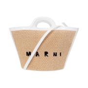 ‘Tropicalia Small’ shopper tas Marni , Beige , Dames