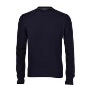 Round-neck Knitwear Gran Sasso , Black , Heren