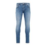 Slim-Fit Medium Waist Jeans Don The Fuller , Blue , Heren