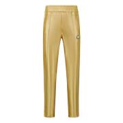 Metallic-Effect Straight-Leg Track Pants Moncler , Beige , Heren