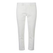 Witte Pablo Broek Dondup , White , Heren