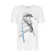 T-shirtstad Les Hommes , White , Heren