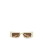 Ivory Bio Acetate Fenna zonnebril Nanushka , White , Dames