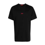 Stijlvolle Regular Fit T-Shirt 424 , Black , Heren
