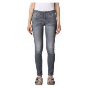 Monroe Skinny Jeans Dondup , Gray , Dames