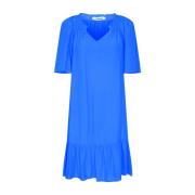 Zonsopgang Bloemen Crop Jurk Co'Couture , Blue , Dames