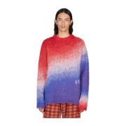 Gradient Fuzzy-Knit Sweater ERL , Multicolor , Heren
