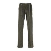 Leather Trousers Canali , Green , Heren
