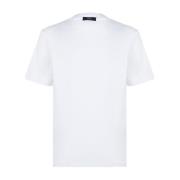 Heren Stretch Jersey T-Shirt Herno , White , Heren