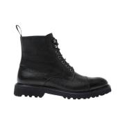 Jackie Grain Zwarte Veterschoenen Scarosso , Black , Heren