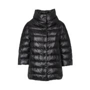 Aminta Down Jacket Herno , Black , Dames