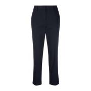 Blauwe High-Waisted Maatwerk Broek P.a.r.o.s.h. , Blue , Dames