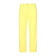 Msgm Trousers Yellow Msgm , Yellow , Dames